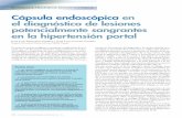 Cápsula endoscópicaen el diagnóstico de lesiones ...aeeh.es/wp-content/uploads/2012/05/v7n5a501pdf001.pdf · La rotura de varices esofágicas es una grave complicación de la ci-rrosis,