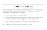 migration game spanish · 2009-12-03 · los animales migratorios cuando éstos emprenden sus travesías de gran ... volar bajo la tormenta. Cuenta hasta 50 mientras esperas que pase