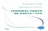 TERMINAL PUNTO DE VENTA / TPV - … Estandard/me... · Arqueo de caja ... se debe trabajar con series de albaranes y asignar una serie a cada caja de venta. ... Códigos para corte