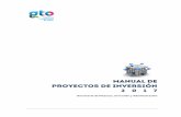 Manual de Proyectos de Inversión 2017 - …sed.guanajuato.gob.mx/mesadeayuda/images/pdf/POA2017/MPIQs201… · Es importante que el desarrollo de un proyecto de inversión se realice