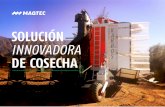 SOLUCIÓN INNOVADORA DE COSECHA · El sistema de enganche a tractor facilita el aprendizaje de uso y el ... perfil del suelo en el avance de la maquina. ... de elevación por cangilones