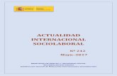 ACTUALIDAD INTERNACIONAL SOCIOLABORAL - Página principal. Ministerio de Empleo y ... · 2018-07-09 · Un estudio comparativo de la OCDE publicado a comienzos de abril señala que