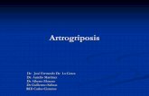 Artrogriposis - Facultad de Medicina UANL · Contractura de varias articulaciones no progresiva. 2. Fibrosis de músculos afectados. 3. Engrosamiento y acortamiento de tejidos ...