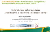 Bacteriología de las Bronquiectasias Actualización …€¢ 18,2 puntos de diferencia en el cuestionario SGRQ Finch S, et al. Ann Am Thorac Soc 2015 BACTERIOLOGÍA DE LAS BRONQUIECTASIAS
