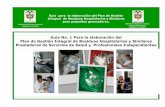 GUIA 1 RESIDUOS HOSPITALARIOS - ridsso.com · Guía para la elaboración del Plan de Gestión Integral de Residuos Hospitalarios y Similares para pequeños generadores. Ministerio
