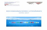 Una mar de llibres - bibliotecadefigueres.catbibliotecadefigueres.cat/.../Guies/Files/Guiadelecturaestiu2017.pdf · revolució del tèxtil, el pas de la vida a pagès a la vida als