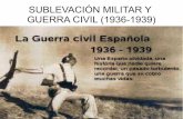 SUBLEVACIÓN MILITAR Y GUERRA CIVIL (1936-1939) · Alocución radiada de Giral, 20 julio de 1936. Discurso de Francisco Franco desde Canarias. (pdf) Zona Republicana Las zonas más