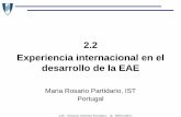 2.2 Experiencia internacional en el desarrollo de la EAE · •Objeto de evaluación y focalización •Gobernanza y procesos participativos •Influencia en la decisión •Opciones