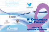 de Salamanca IV Concurso de Tweets - Familia e …familiaeigualdad.aytosalamanca.es/es/mujer/docs/IV... · Pontiﬁcia de Salamanca convocan el IV CONCURSO DE TWEETS CONTRA LA VIOLENCIA