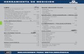 HERRAMIENTA DE MEDICIÓN - externo.copre.co.crexterno.copre.co.cr/catalogo/2011-2012/Copre 04 - Medicion.pdf · SOfTwARE PARA MÁqUINA DE MEDICIÓN POR COORDENADAS MANUAL Y CNC MCOSMOS