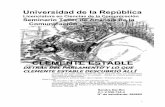 CLEMENTE ESTABLE - analisis.edu.uysandra_delrio.pdf · psicología del Uruguay; muy vinculada a la UNESCO, y entre otras cosas, participó en congresos científicos y pedagógicos