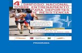 PROGRAMA · 2012-11-07 · 11,45 h – 12,55 h Ajuste de la bicicleta en ciclismo y triatlón (Dr. Juan García López). 13,00 h – 14,30 h Comida 14,30 h ... Atletismo, Natación