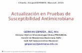 Actualización en Pruebas de Susceptibilidad Antimicrobianagrupogermen.org/pdf/actualizacion_susceptibilidad_german... · 2015-03-24 · Actualización en Pruebas de Susceptibilidad