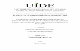 UNIVERSIDAD INTERNACIONAL DEL ECUADOR Facultad de …repositorio.uide.edu.ec/bitstream/37000/1710/1/T-UIDE-1270.pdf · lograrse obtener productos de excelente calidad, con la generación