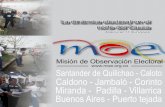 La dinámica electoral en el norte del Cauca - moe.org.co · nes electorales de autoridades locales, de los 11 municipios que componen el norte del Cauca: Santander de Quilichao,