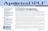 aportes junio 2008M3 - DPLF · a la información en los sistemas de justicia de América Latina y en ese marco, hemos publicado diversos estudios al respecto (en particular “Iniciativas