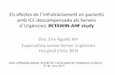 Elsefectesde l´infratractamenten pacients amb ICC ... · xxiii jornada anual societat catalana de farmacia clinica 27 de juny 2017 • La retirada de BB es un hecho frecuente (73%),