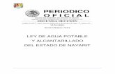 LEY DE AGUA POTABLE Y ALCANTARILLADO DEL ESTADO DE … Fiscal/7. LEY DE... · municipales, a efecto de participar en la planeación, programación, diseño, ... 6 Periódico Oficial
