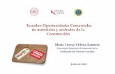 Ecuador: Oportunidades Comerciales de matilteriales y ...media.peru.info/PROMO/2010/AmericadelSur... · durante los años 90 y ha logrado consolidar un crecimiento ... • Después