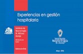 Experiencias en gestión hospitalaria - cchc.cl³n_Dr._Marcos... · Gobierno de Chile / Ministerio de Salud Características del Instituto de Neurocirugía Centro de Referencia Nacional