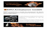KTI O Armaturen GmbH - kito.de Folder spanisch 05.2012.pdf · almacenamientos. Nuestros apagallamas para tanques y depósitos han sido ... Estos dispositivos de seguridad contra deflagraciones,