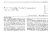 Los inmigrantes chinos en el Perú - Tusanaje | Tusanes … · 2017-10-14 · mes de los· Cónsules británicos. 5 V ols. ... .. De la encomienda a la hacienda capitalista. .EJ valle
