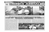 CRONICAJUDICIAL - s.peru21.pes.peru21.pe/102/impresa/pdf/2009/02/14/221316.pdf · resolución en el Diario Perú 21 por tres días consecutivos. SE ... declara infundada la cuestión
