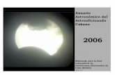 Anuario del astroaficionado cubano 2005 - ProAstronomía · “La inflación” (Alejandro Gómez Soria) “Astrofotografía” (Carlos A. Heredero) ... “SOS a los Planetarios”