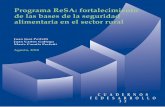 Programa ReSA: fortalecimiento de las bases de la ... · ReSA - Cuna (Culinaria Nativa), como una herramienta que permitiera hacer un mayor énfasis hacia el estado nutricional de