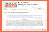HACCP · 2018-02-22 · Este manual facilita la información necesaria para establecer un sistema HACCP desarrollándose ... equipos médicos - 21. Principios HACCP en el diseño
