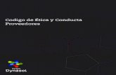 Codigo de Ética y Conducta Proveedores - …dynasolgroup.com/wp-content/uploads/2018/01/codigo-de-etica-2017... · La observancia de los principios y normas incluidos en este documento