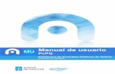 MU Manual de usuario PcPG · Licitación: aparece marcado por defecto e permite cubrir os datos correspondentes a alta dun procedemento de contratación ou dun acordo marco.