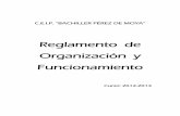 Reglamento de Organización y Funcionamiento · 15.anexo i. proyecto de actividades complementarias…. 82 16.REVISIÓN Y EVALUACIÓN DEL ROF 83 C.E.I.P. BACHILLER PÉREZ DE MOYA