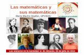 Mujeres matemáticas 2013 - UPV/EHUmtwmastm/Mujeres matematicas_2013.pdf · hechicero, mago, adivino, ... jefa/e de laboratorio de un/a recién graduado/a. OBJETIVO: evaluar la candidatura