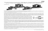 Manual de Instrucciones para el Montaje de Cojinetes de ... · Cojinetes de agujero cónico se montan con un ajuste (interferencia) en el eje. A medida que la tuerca se aprieta, el