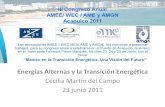 Energías Alternas y la Transición Energética - Wecmexwecmex.org.mx/presentaciones/2011_congreso_anual_conjunto_cecilia... · PROSPECTIVA DE LA AGENCIA INTERNACIONAL DE ENERGIA.
