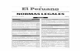 Publicacion Oficial - Diario El Peruano · Selección encargado de ejecutar las normas del proceso de nombramiento del Jefe del INEI 553273 AGRICULTURA Y RIEGO ... del Programa Nacional