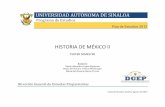 HISTORIA DE MÉXICO II · 2017-08-14 · Historia de México II, dentro de la línea disciplinar tiene como antecedentes el ... El presente curso también se relaciona con el resto