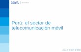 Perú: el sector de telecomunicación móvil - BBVA … · PBI 100% Servicios 37% ... totalmente nuevos (en los que una entidad privada o una empresa conjunta público-privada construye