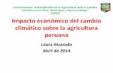 Conversatorio: Vulnerabilidad de la Agricultura ante el … · Antecedentes 2. Metodología 3. Resultados 4. Valoración económica del impacto del CC en la agricultura 5. Conclusiones