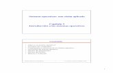 Capítulo 2 Introducción a los sistemas operativossandoval/ApuntesSO/Cap02.pdf · • Interfaz entre aplicaciones y SO. – Generalmente disponibles como funciones en ensamblador.