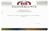 Manual de Procedimientos - ISSSTESON1].pdf · los códigos y nombres de los procedimientos y formatos en ellos utilizados. 1. ... Documentar los procedimientos que deben seguirse