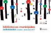 bibliotecas mun ic pales - Ayuntamiento de Salamancabibliotecas.aytosalamanca.es/es/bibliotecas/barriovidal/docs/... · Para bebés (1-2 años): 24 de octubre y 28 de noviembre, a