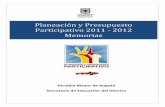 Planeación y Presupuesto Participativo 2011 - 2012 … · Wilson Fernando Melo Velandia DIRECTOR DE PARTICIPACIÓN Y RELACIONES INTERINSTITUCIONALES Yefer Yesid Vega Bobadilla DIRECTORES