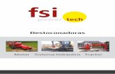 Motor Sistema hidráulico Tractor - Siweb: Acceso …acceso.siweb.es/content/982472/Catalogo_FSI_destoconadoras.pdf · aproximadamente 120 grados, de modo que los dientes pueden girarse
