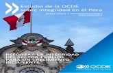 Estudio de la OCDE sobre integridad en el Perú · información de la CAN aumentaría su impacto y reforzaría su ... cada situación en la cual pudiera surgir un conflicto de intereses;