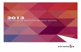 OK Informe Stratego 2014 copy · INFORME DE RESPONSABILIDAD SOCIAL STRATEGO 2013 Áreas de consultoría 1. Perfil de la Empresa Comunicación Estratégica Responsabilidad Social =bZ`g·lmb\h