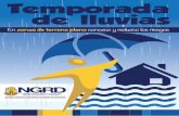 Temporada de lluvias - Unidad Nacional para la … · de lluvias En zonas de terreno ... sobre todo en Colombia y otros países ... sistemas de recolección de aguas lluvias y alcantarillados,