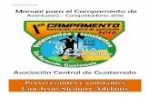 Publicado el 10 de enero Manual para el Campamento deconectatejoven.com/documents/uniformados/MCACG2016.pdf · 1 Asociación Central de Guatemala 2016 Manual para el ... espirituales