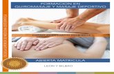 FORMACION EN QUIROMASAJE Y MASAJE …sanasport.es/wp-content/uploads/2015/07/QUIRO-ilovepdf-compresse… · oficial ni en masaje ni en osteopatía, ... Modelos anatómicos de las